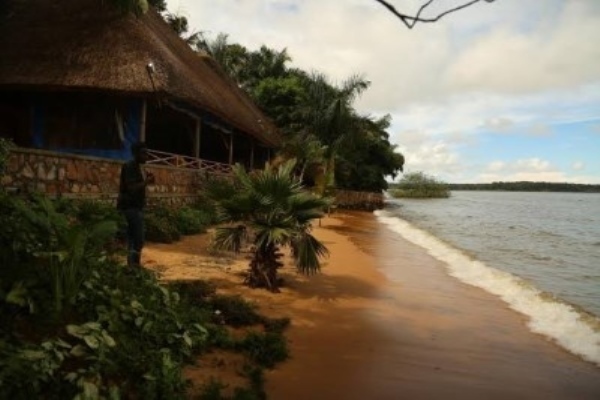 The Palms Beach Restaurant. Entebbe. 